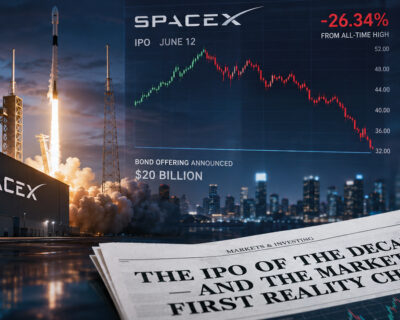 SpaceX After Its IPO: How the Most Anticipated Market Debut of the Decade Became a Reality Check for Investors